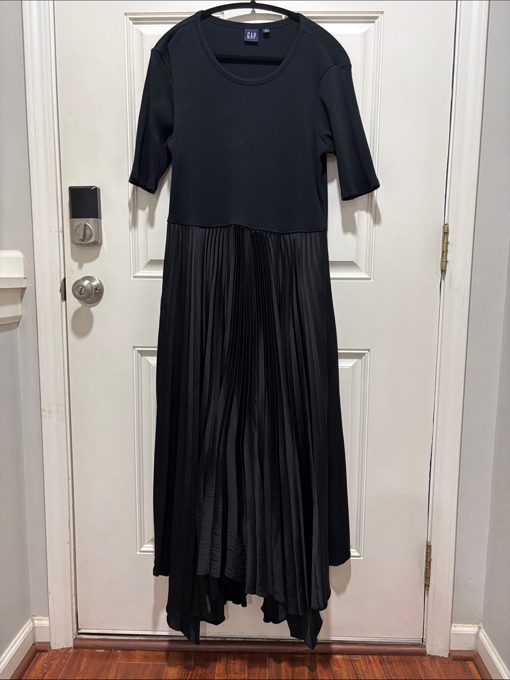 GAP Black Pleated Maxi Dress